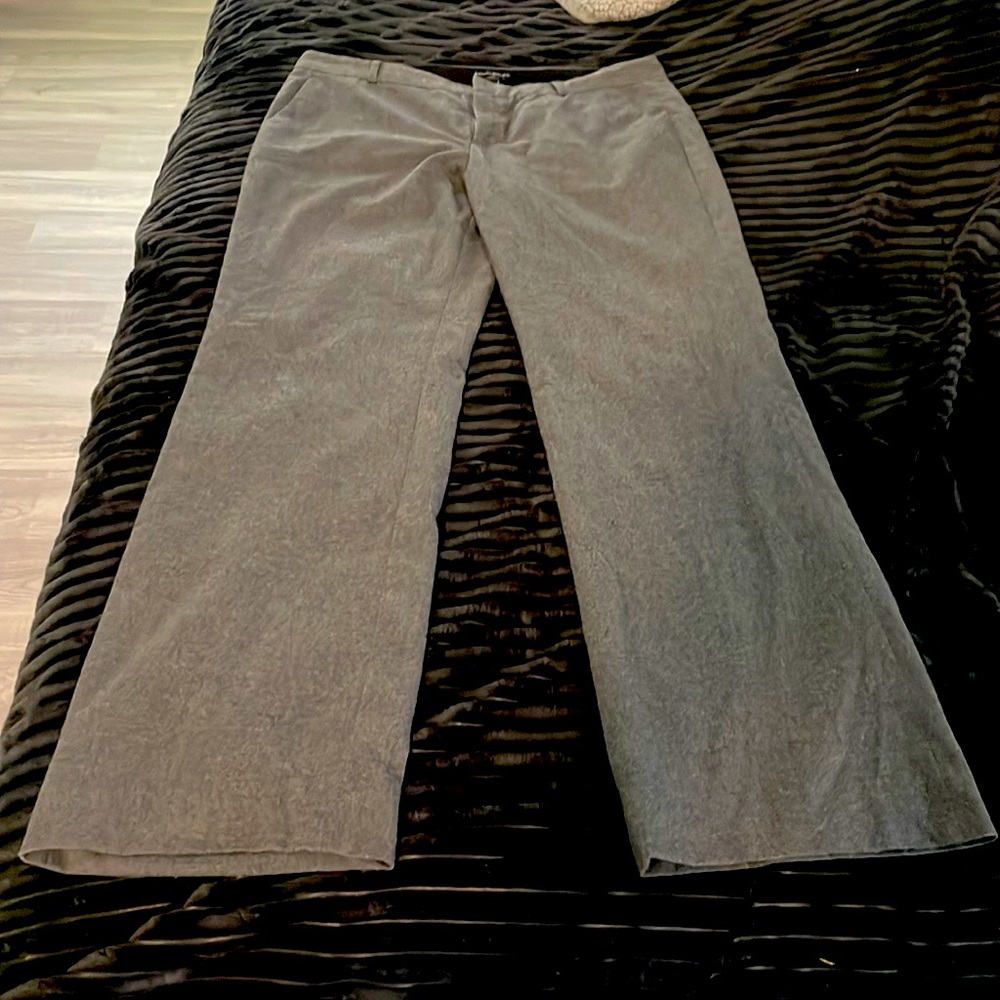 Size 12, Martin fit, Banana Republic gray dress pants